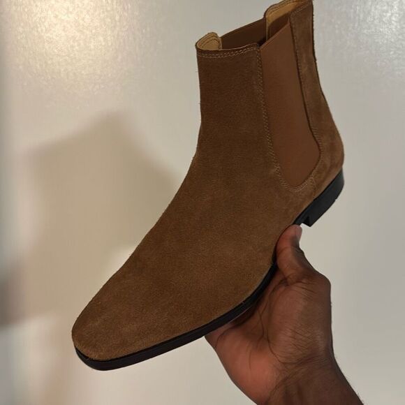 Express Chelsea Leather/Suede Boots - Picture 2 of 9